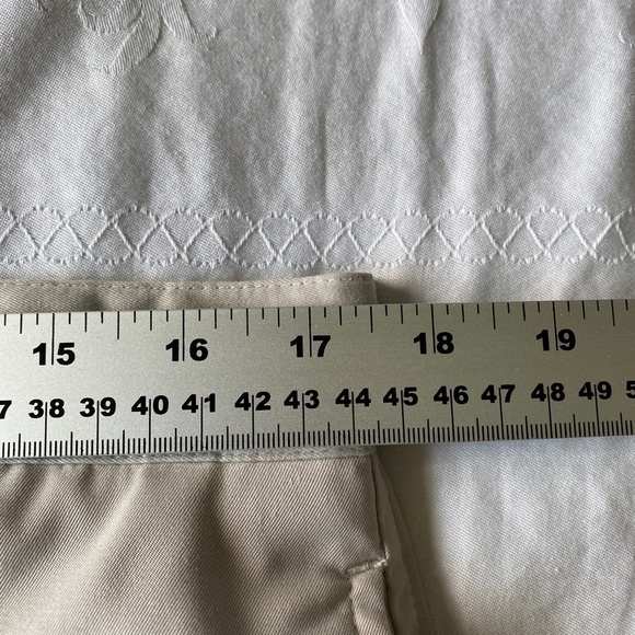 Weir Golf Men's Gray/Beige Performance Golf Shorts Size 36 Preppy Clubhouse - Picture 9 of 13